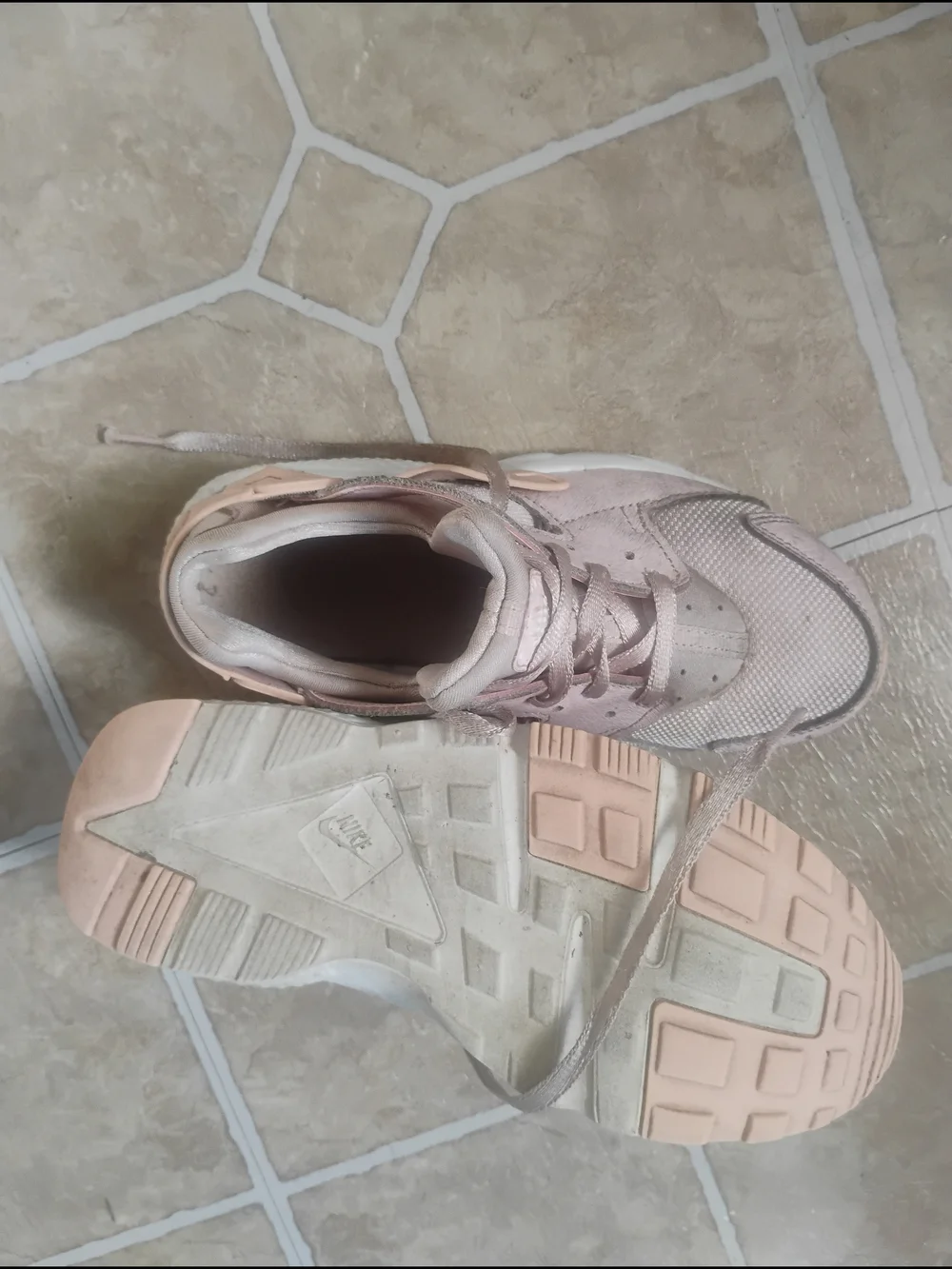 Pink Nike Huarache Girls 2y